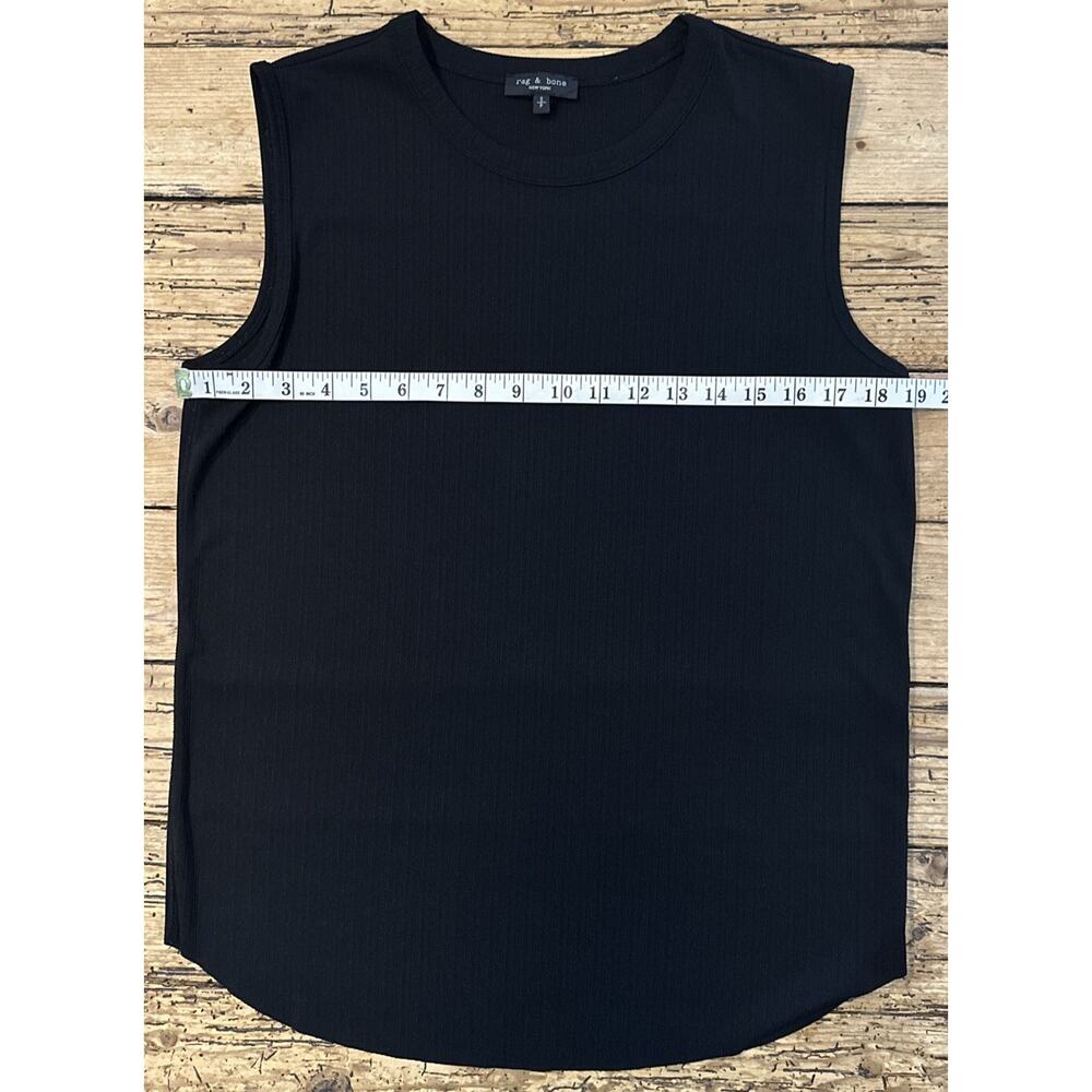 Rag And Bone Women’s Black Sheer Sleeveless Shell Top Size S NWOT - Picture 3 of 6